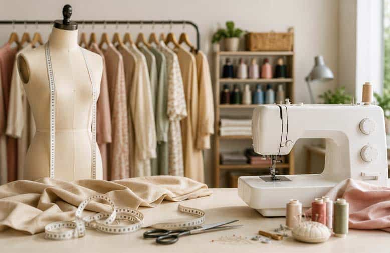 Custom-made clothing and professional alterations process at Studio Elsys in Largo Florida