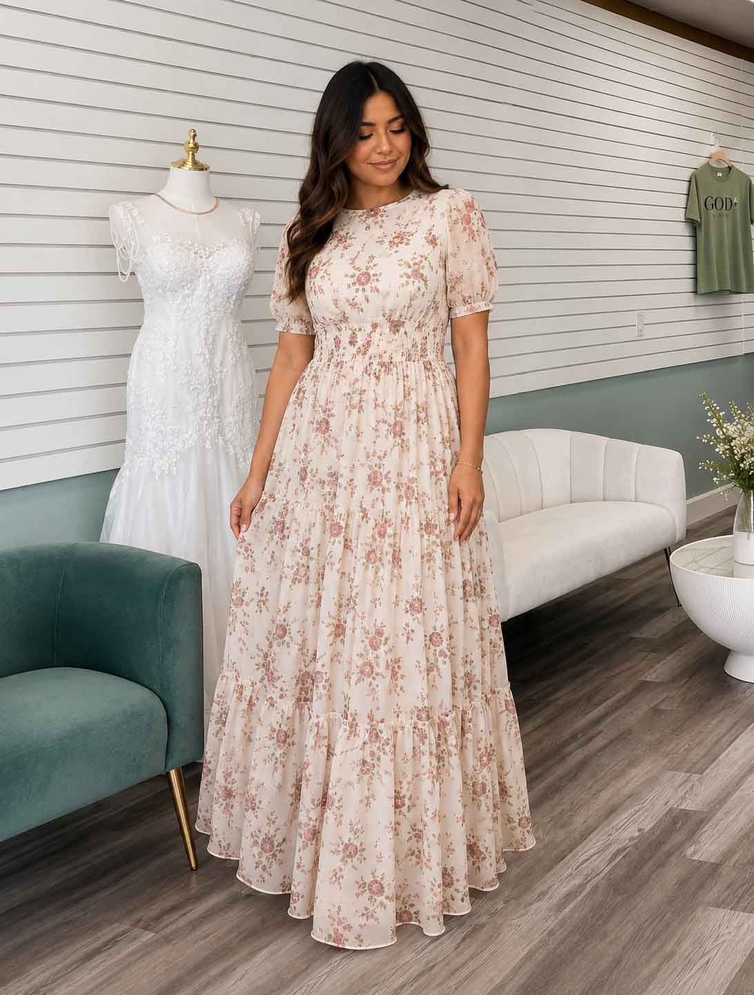 Professional dress fitting example at Studio Elsys in Largo Florida