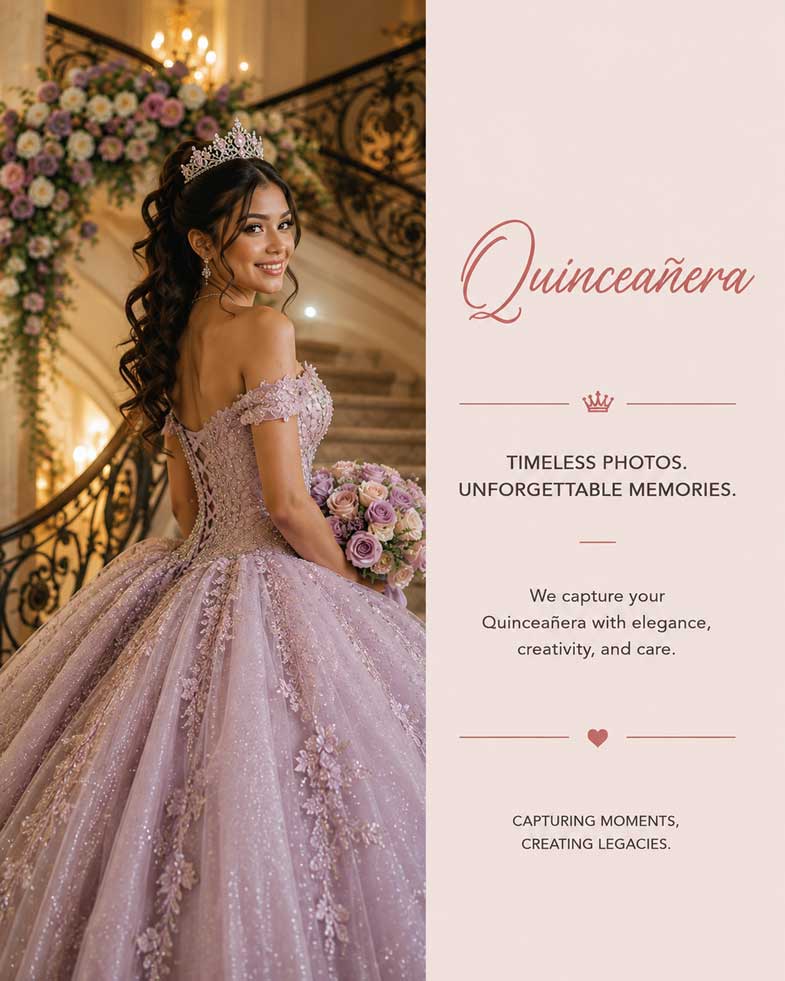 Quinceañera gown fitting and alteration services for Largo and Clearwater families