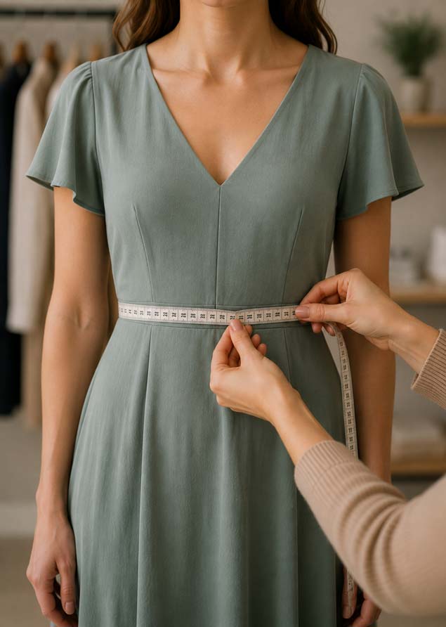 Professional tailor and garment fitting at Studio Elsys in Largo Florida