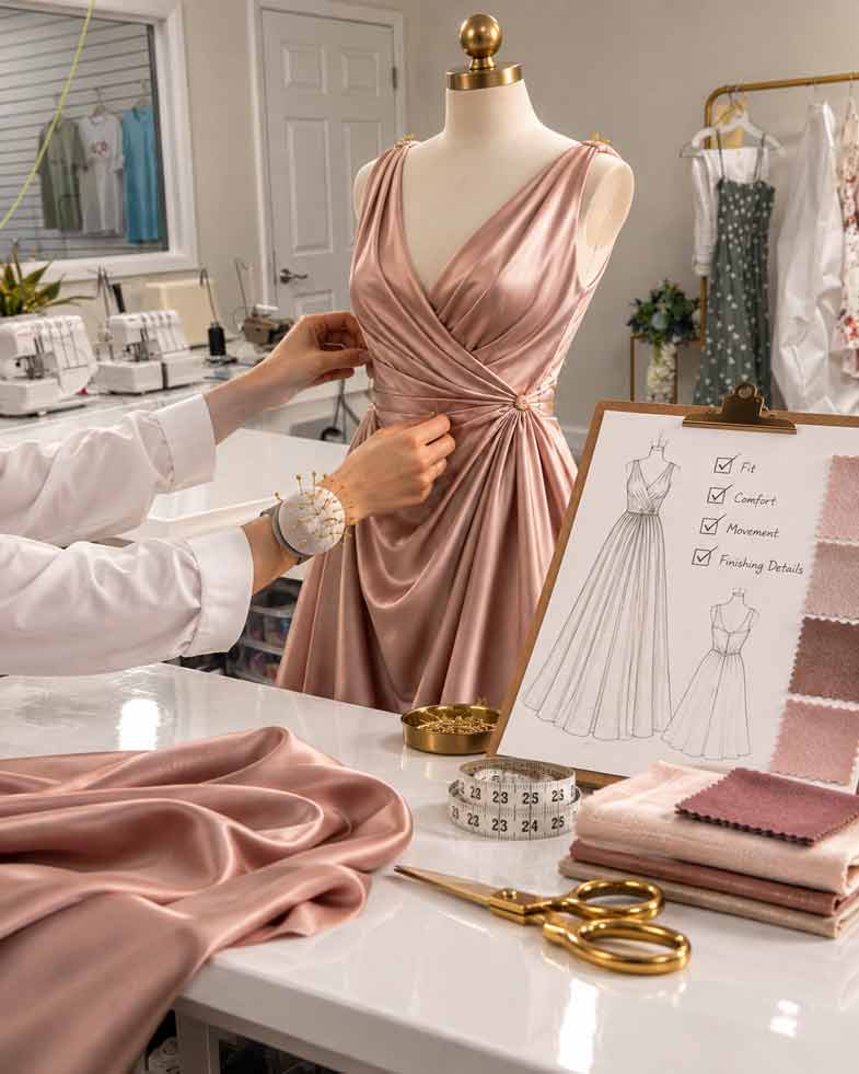Personalized garment fitting appointment at Studio Elsys in Largo Florida