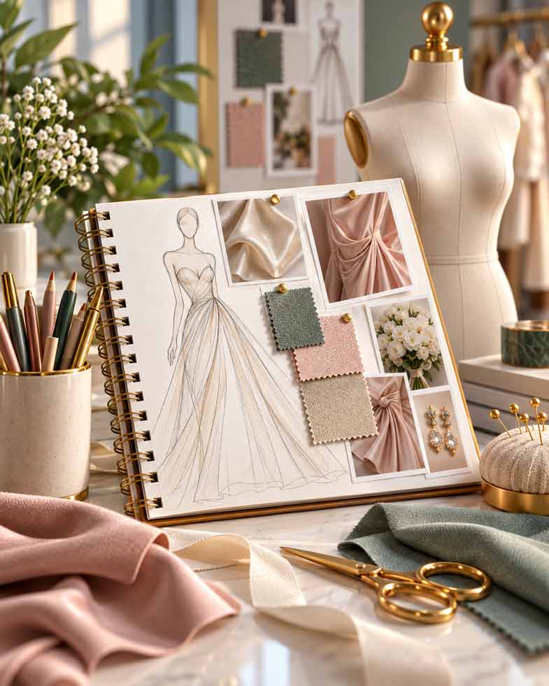 Custom garment concept and design consultation in Largo Florida
