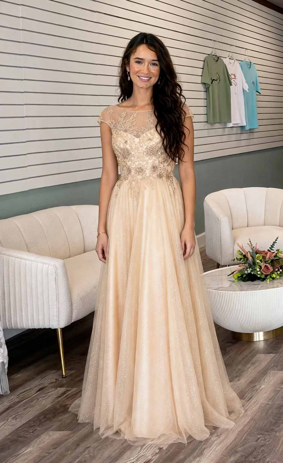 Homecoming dress model